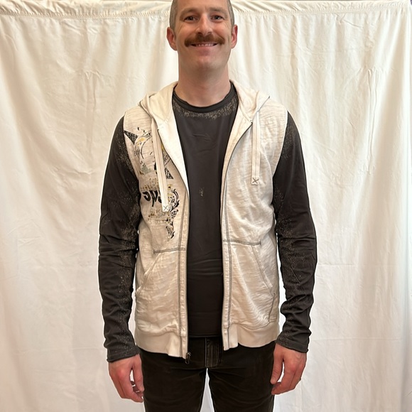 Guess Sleeveless Full Zip Jacket size L - Picture 3 of 7